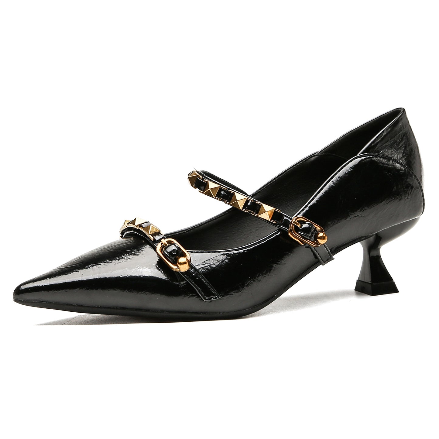 Women's Pointed Toe Sier Rivet High With Women's Shoes