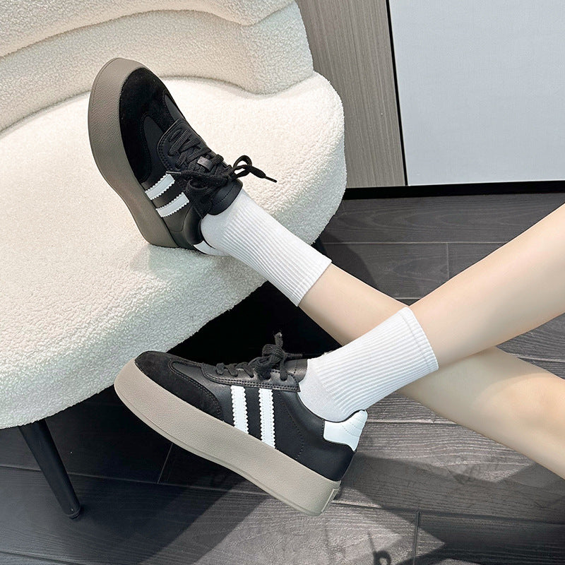 Women's Thick-soled Sports Spring Versatile Vintage Soft Bottom Sneakers