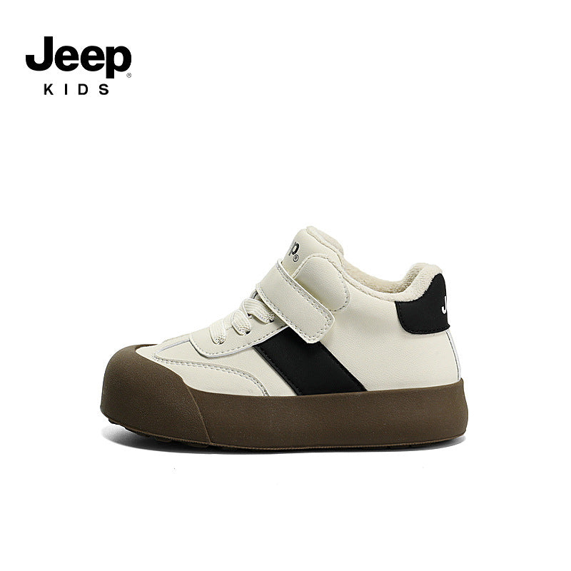 Children's Boys Winter Fleece-lined Two Cotton German Kid's Sneakers