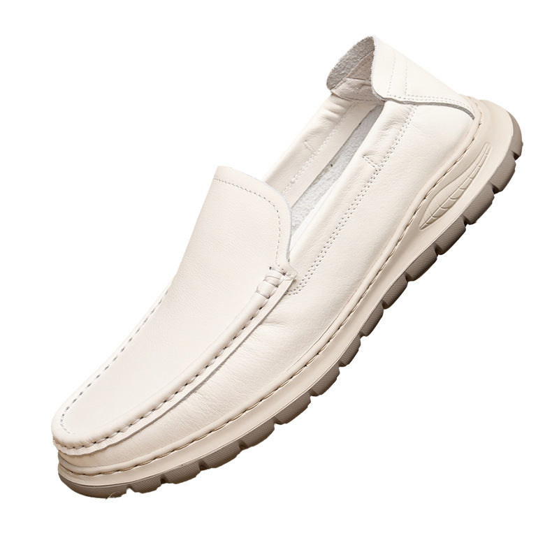 Men's Lace Up Pumps Breathable Soft Bottom Men's Shoes