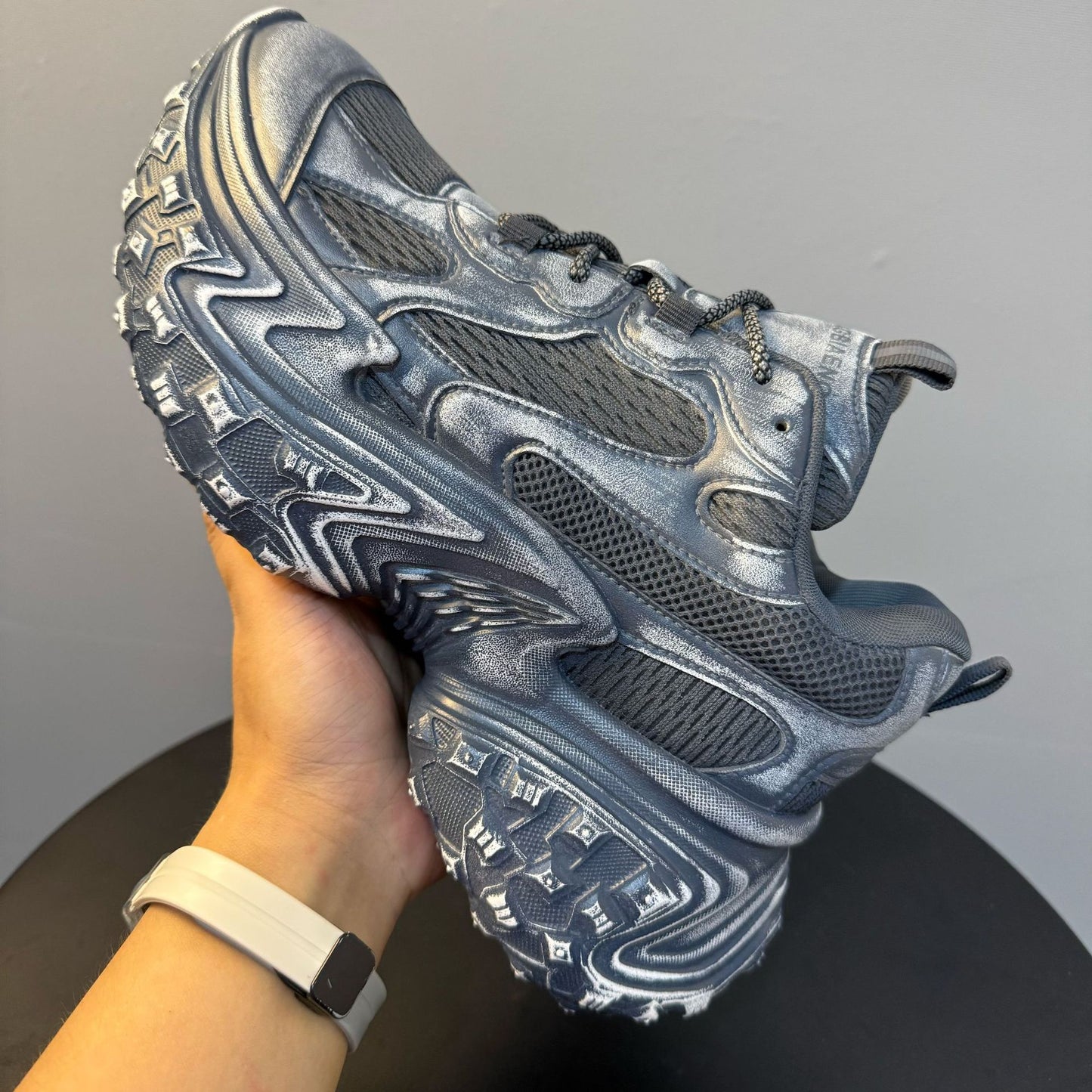 Mesh Surface Dad Couple Increased Fashion Sneakers