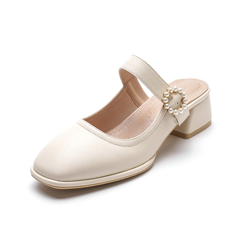 Women's Travel Outdoor Live Broadcast Closed Toe Heels