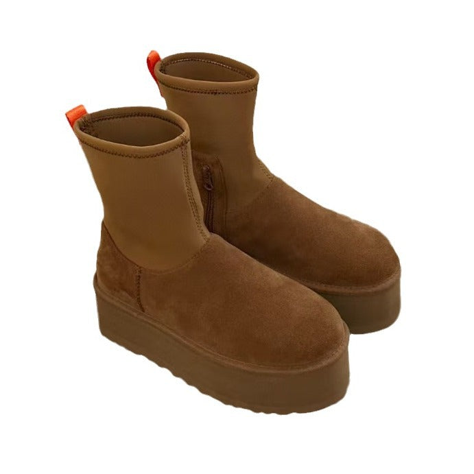 Women's Winter Socks Thick-soled Pencil Stretch Snow Boots