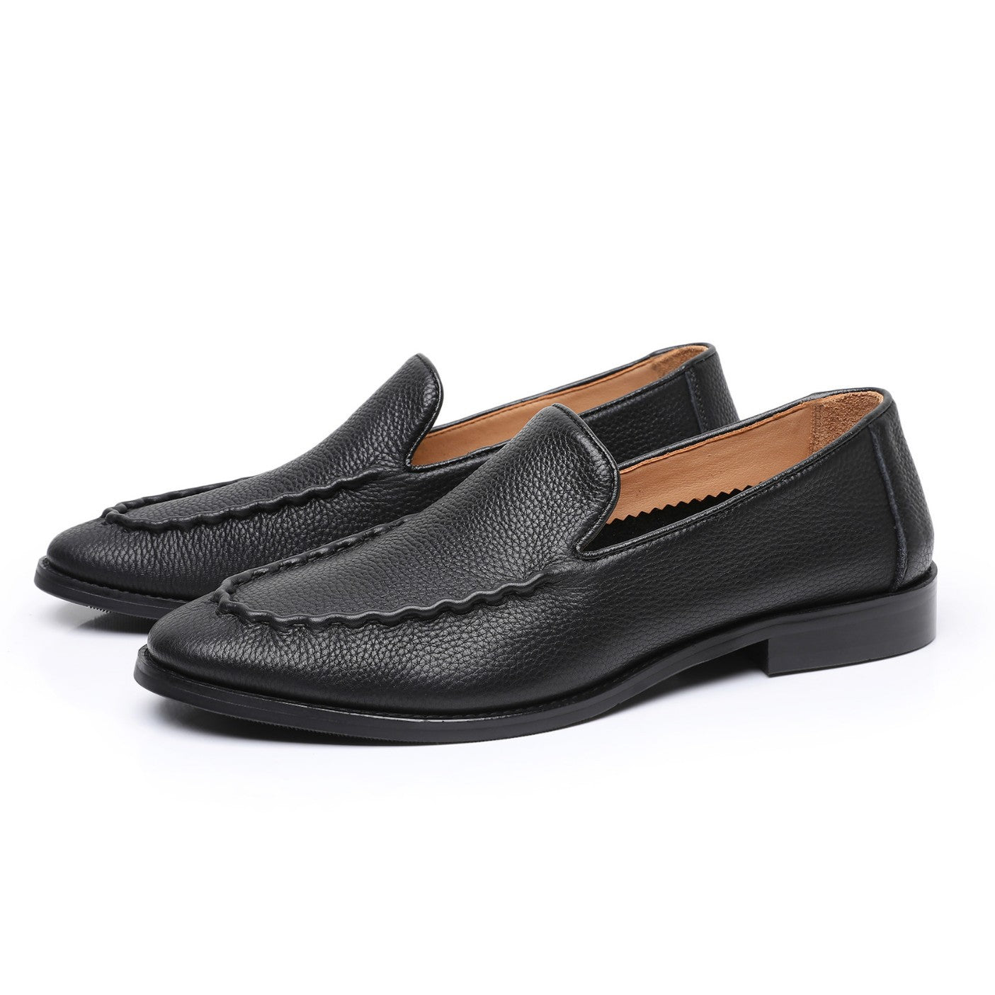 Men's Spring Good Year Handmade Genuine Slip-on Loafers