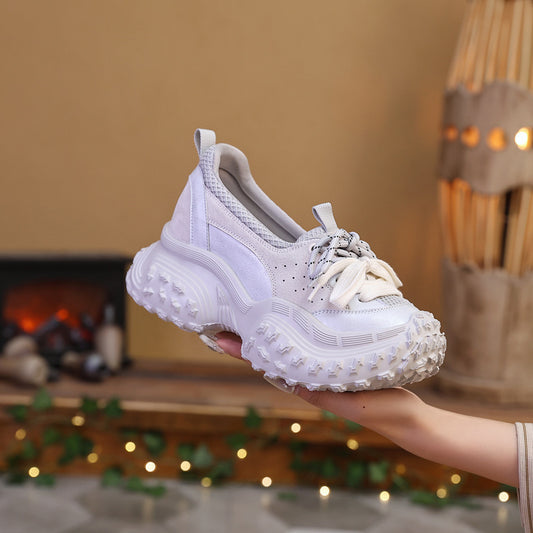 Women's Durian Bottom Height Increasing Show Feet Casual Shoes