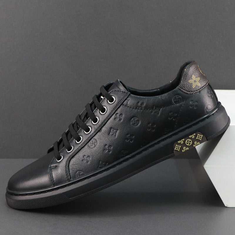 Men's Summer Trendy Easy Wear Genuine Cowhide Sneakers