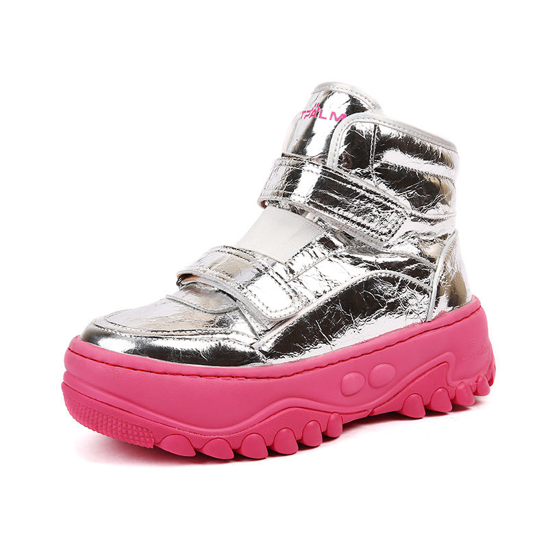 Women's Protection Fleece Thick Warm Platform Cotton Snow Boots
