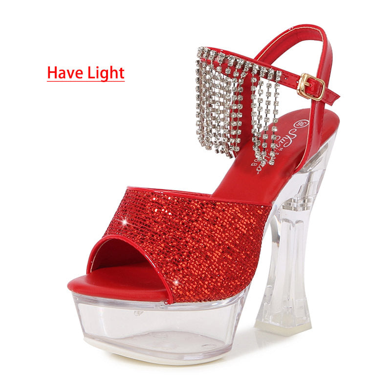 Special High Stiletto Waterproof Platform Super Heels