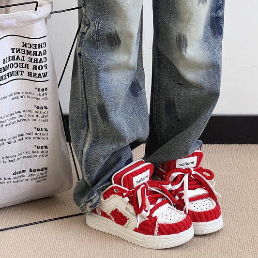 Women's & Men's Special Edition Teacher's Double Tongue Trendy Sneakers