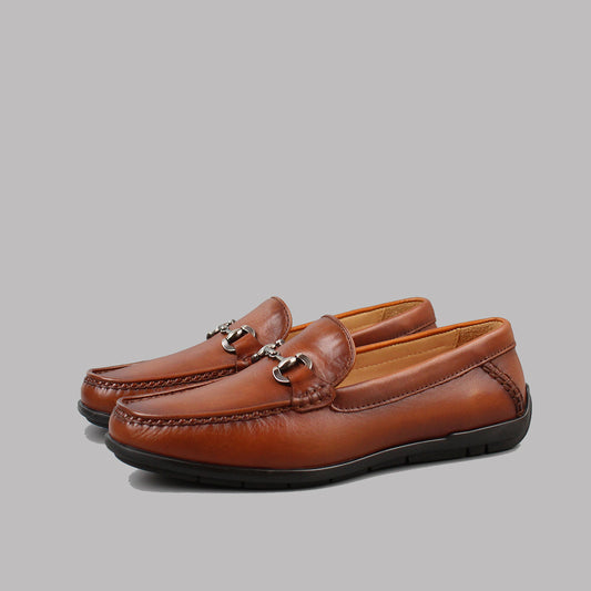 Men's Business Retro Soft Bottom Slip-on Breathable Loafers