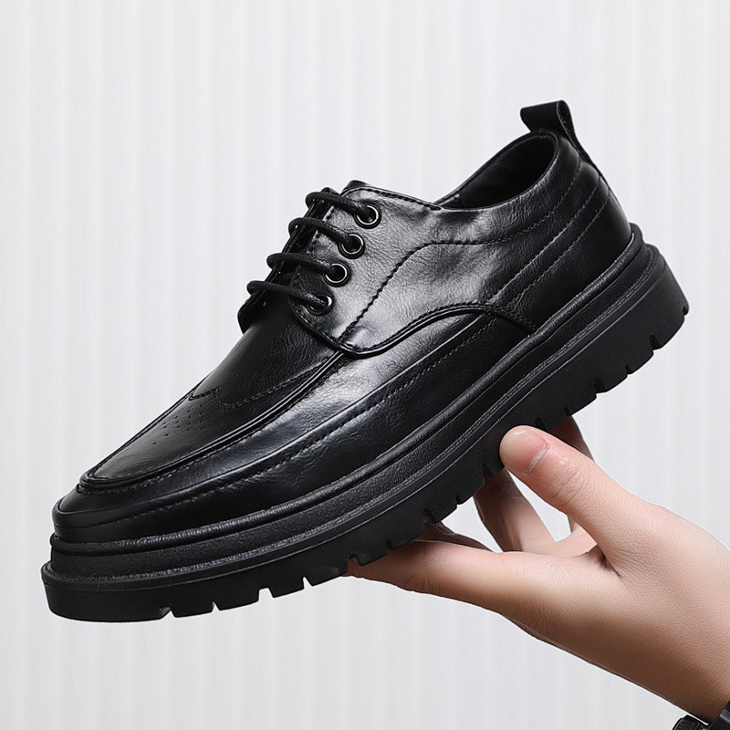 Men's Brogue British Style Fashion Trend Business Leather Shoes