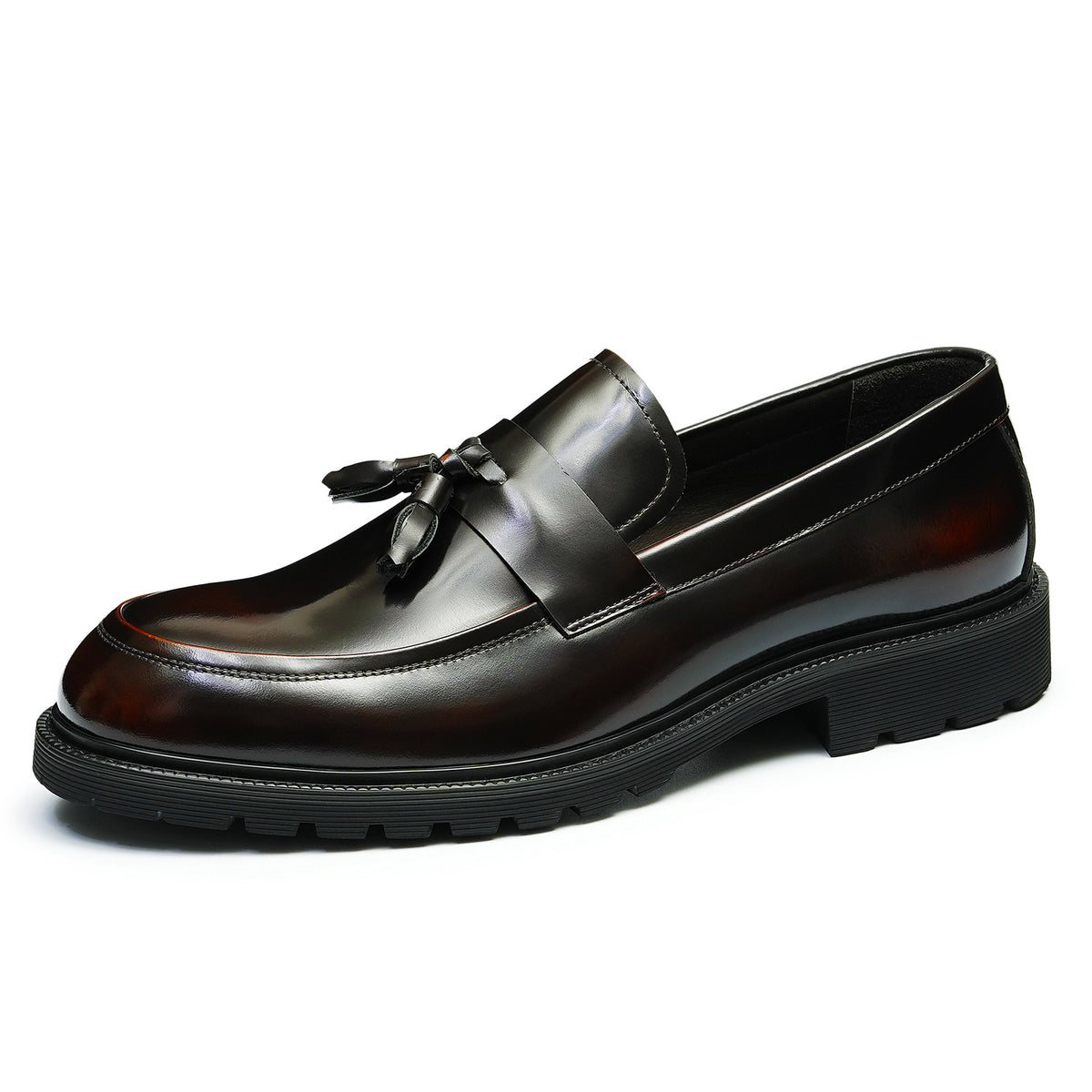 Men's Platform British Cowhide Inner Business Formal Men's Casual Leather Shoes