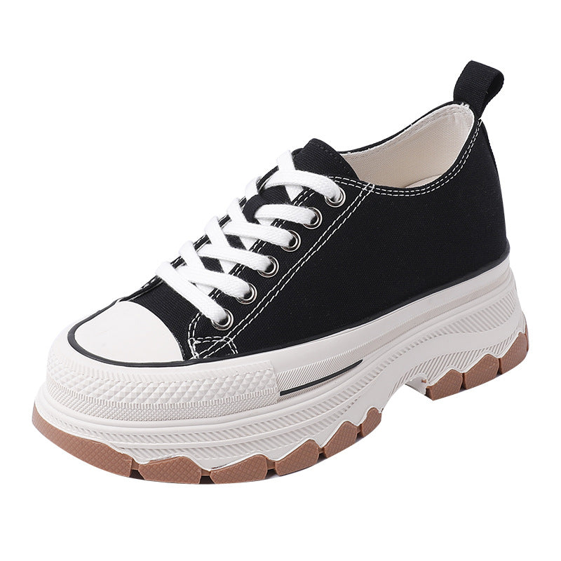 Women's Leisure Thick Bottom Height Increasing Insole Casual Shoes