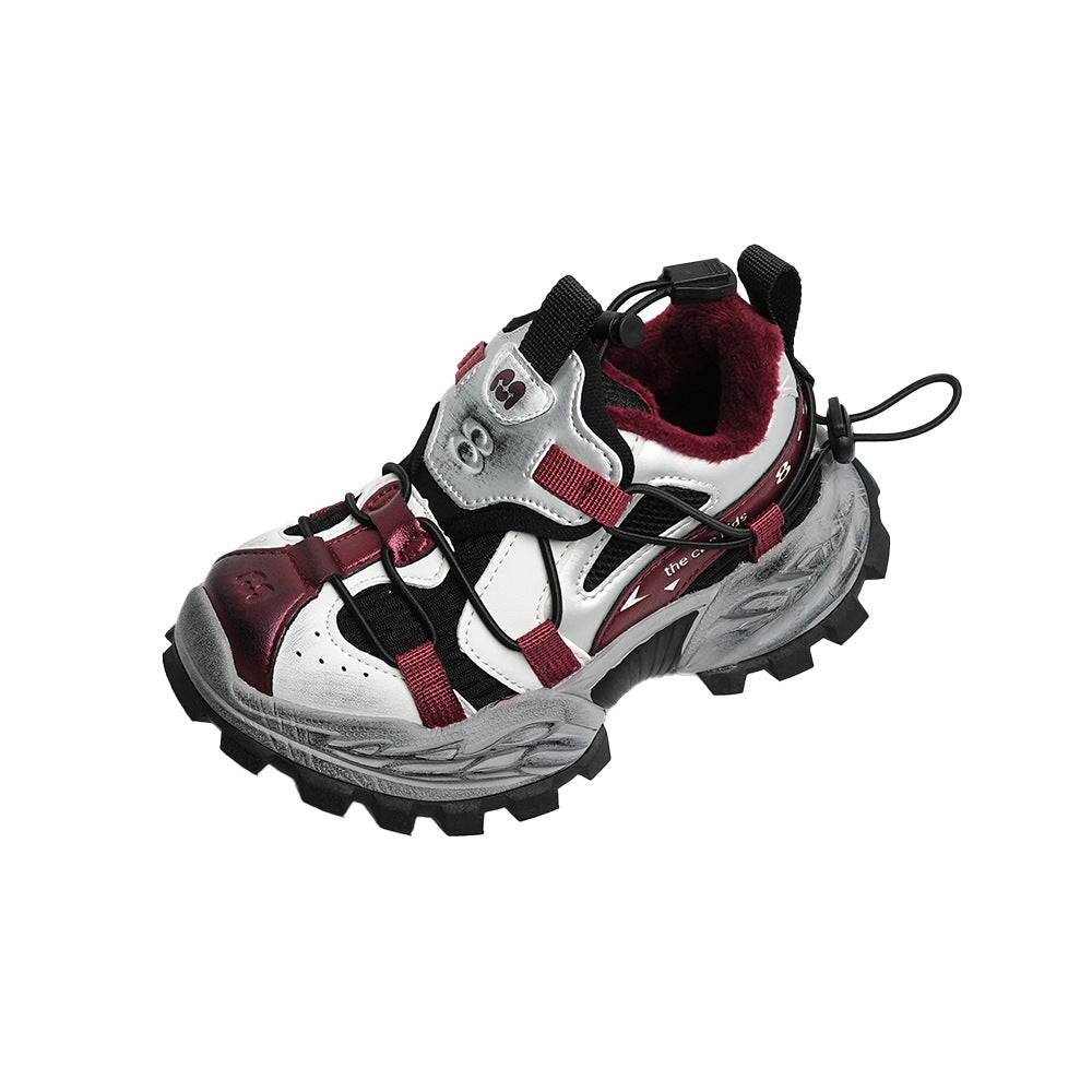 Unique Trendy Retro Clunky Spring Boys Kid's Sneakers