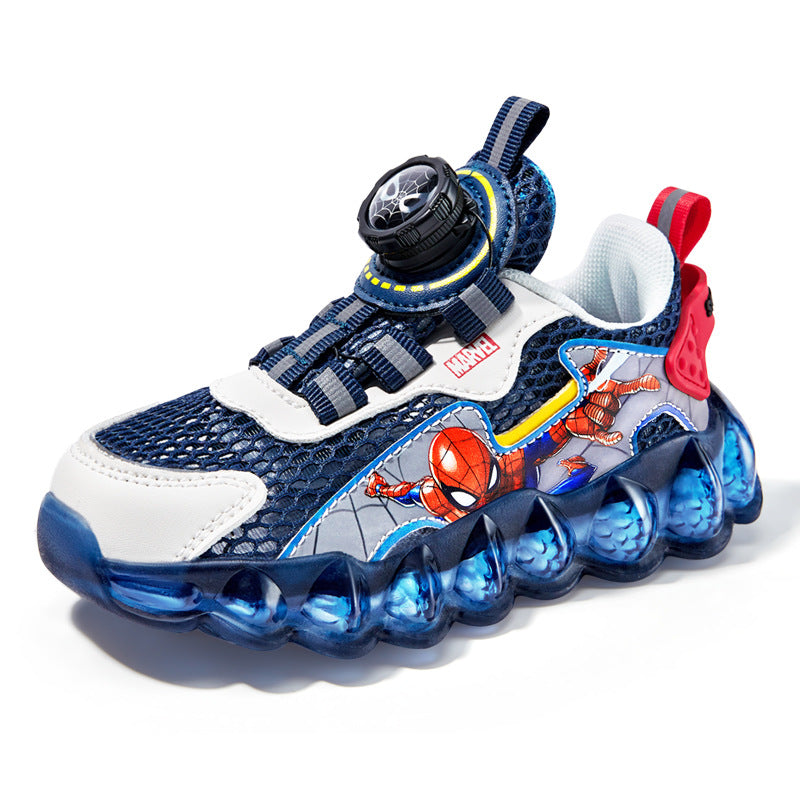 Children's Marvel Boys Summer Rotating Button Basketball Kid's Sneakers