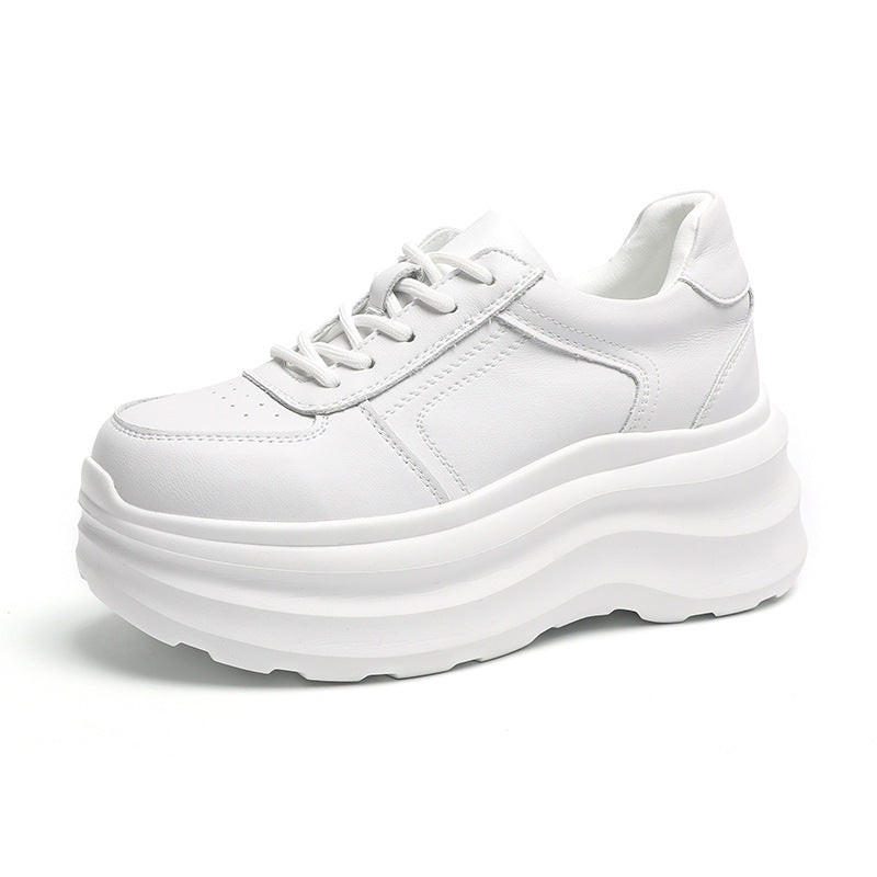 Women's Thick Bottom Height Increasing Spring Breathable Casual Shoes