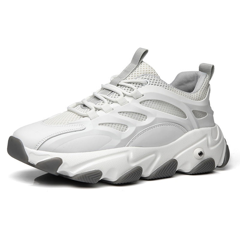 Men's Mesh Ice Silk Breathable Thick Bottom Sneakers