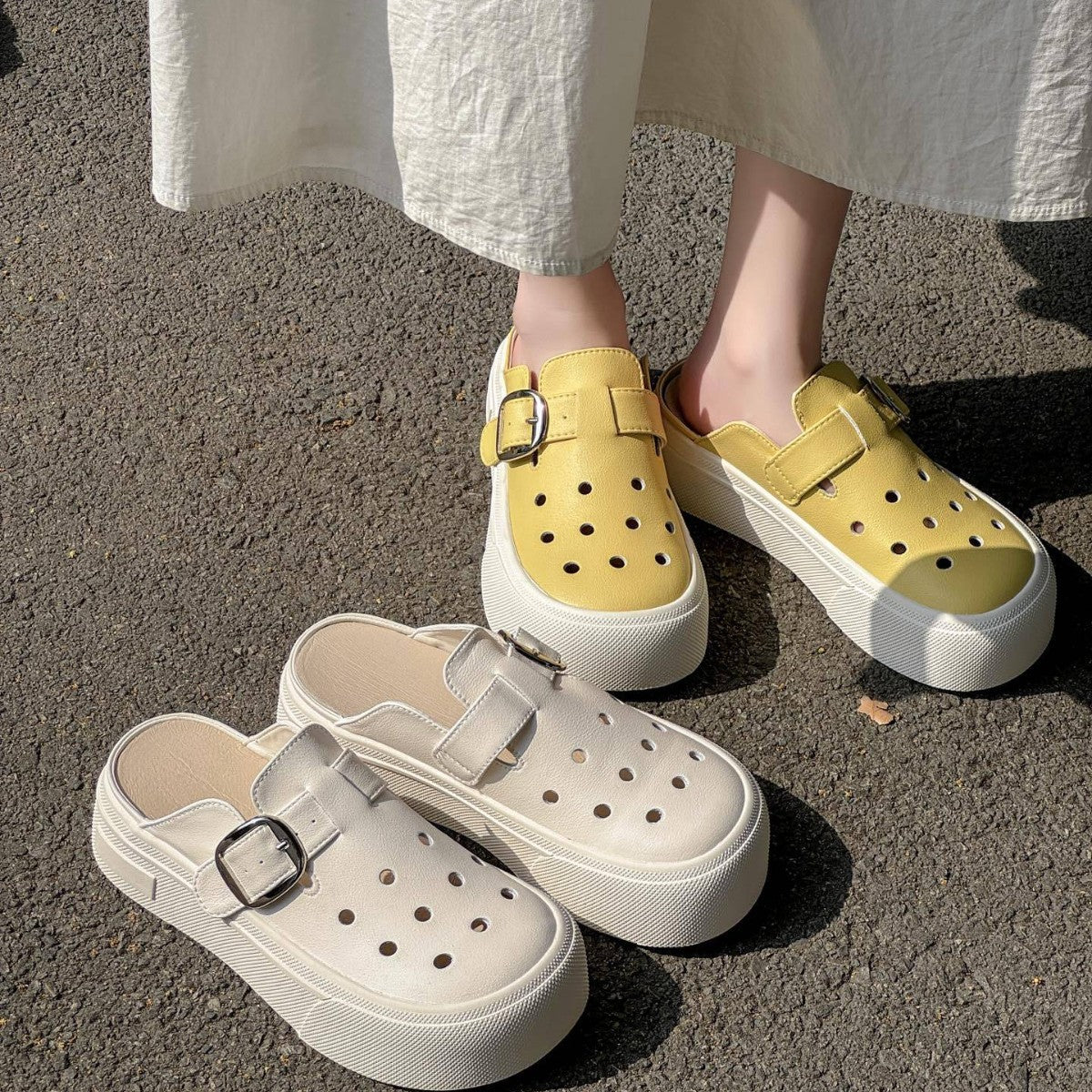 Women's Bottom Half Support Leisure Pump Outer Wear Casual Shoes