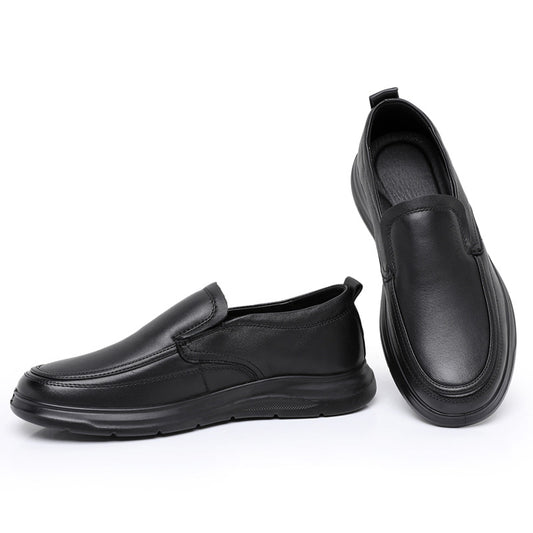 Men's Sheepskin Fashion Slip-on Lazy Dad Leather Shoes