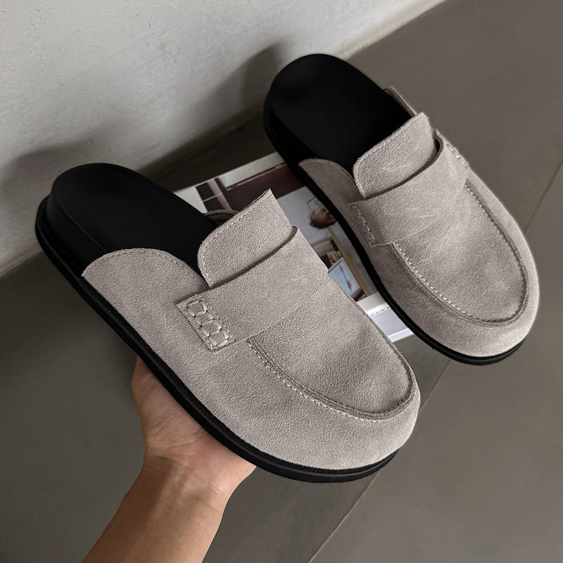 Men's Slip-on Lofter Closed Toe Half Outdoor Loafers