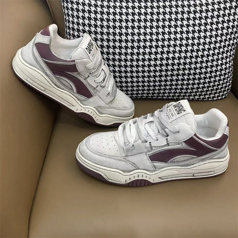 Autumn Retro Distressed Lightweight Breathable Fashion Sneakers