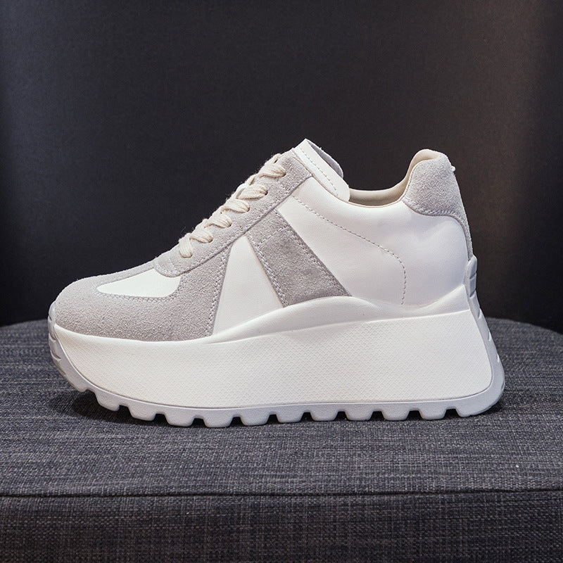 Women's Autumn Platform Height Increasing Insole Korean Women's Shoes