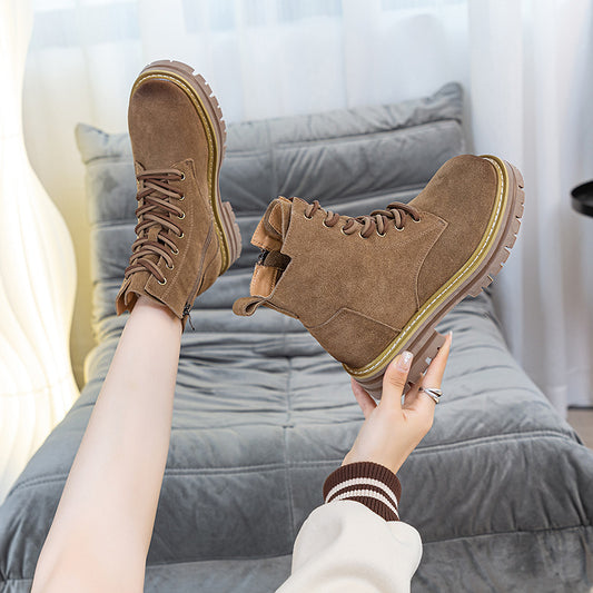 Women's Trendy Sunday Height Increasing Insole Short Boots