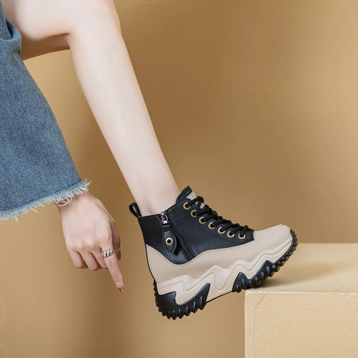Women's Dad Thick Bottom Height Increasing Trendy Women's Sports Shoes