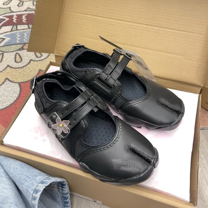 Women's Jane Summer Velcro Split Toe Ninja Casual Shoes