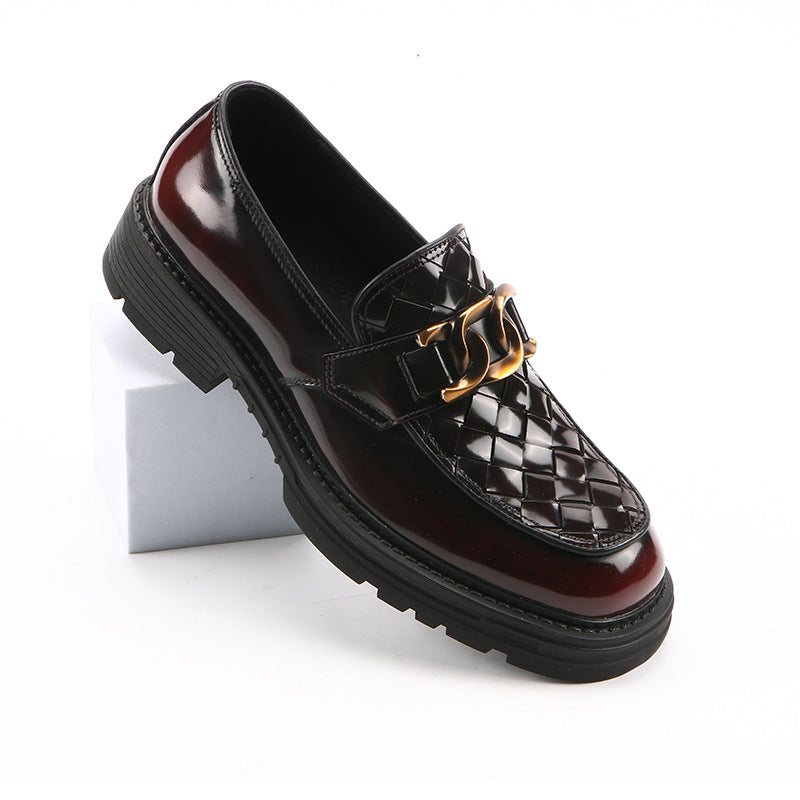 Men's Business Formal Handmade Vamp Breathable Casual Shoes