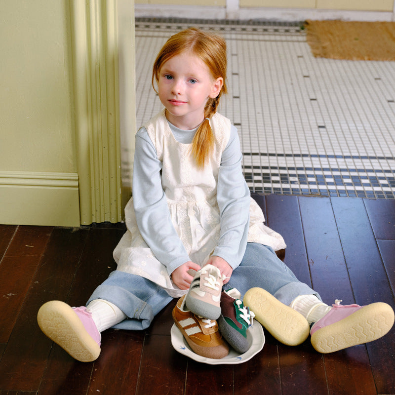 Children's Classy Autumn Lightweight Breathable Entrance Canvas Shoes