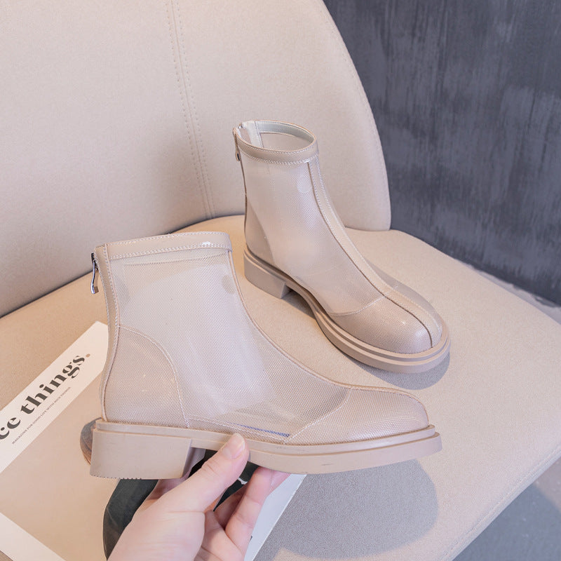Women's Durable Trendy Breathable Mesh Platform Boots