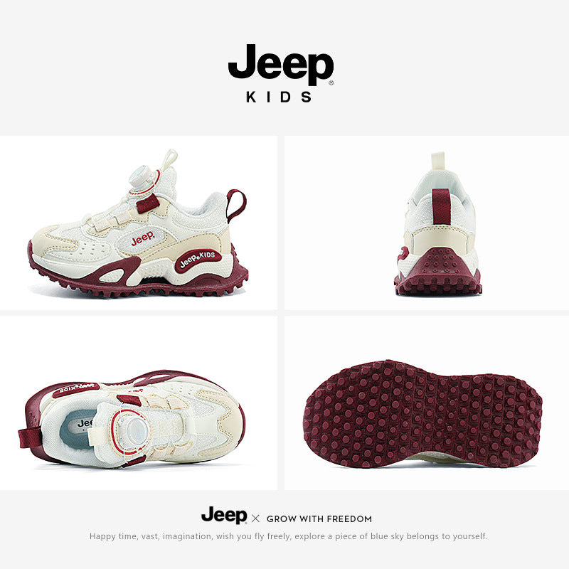 Children's Outdoor Climbing Mesh Breathable Boys Running Boots
