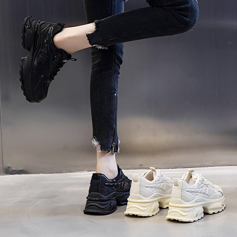Women's Suction Film Bottom Dad Spring Genuine Casual Shoes