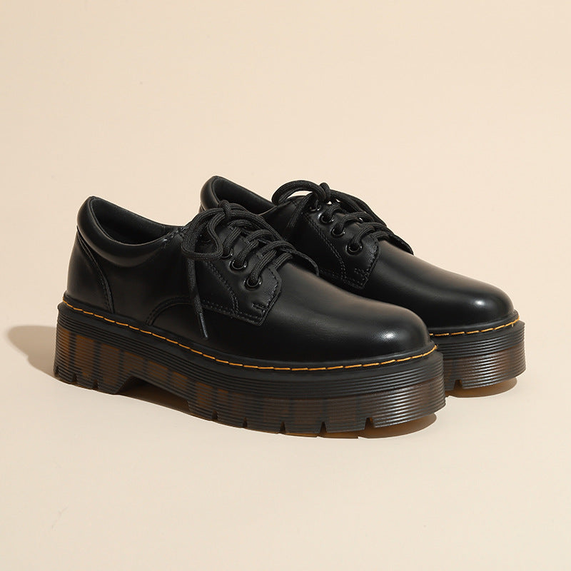 Women's Small For Platform Genuine Pumps Martin Casual Shoes