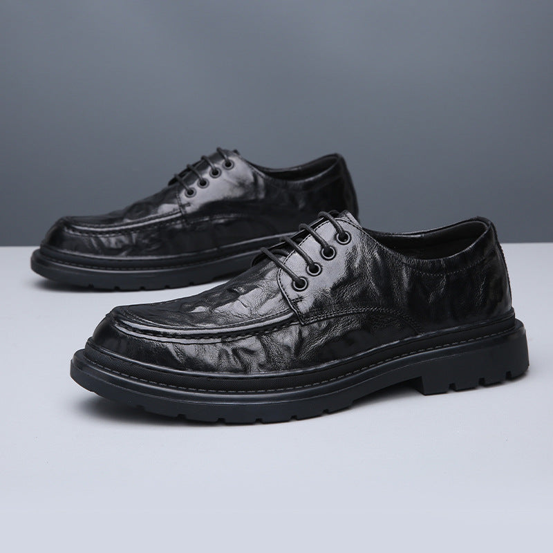 Men's Business Formal Wear Sheepskin Summer Office Leather Shoes