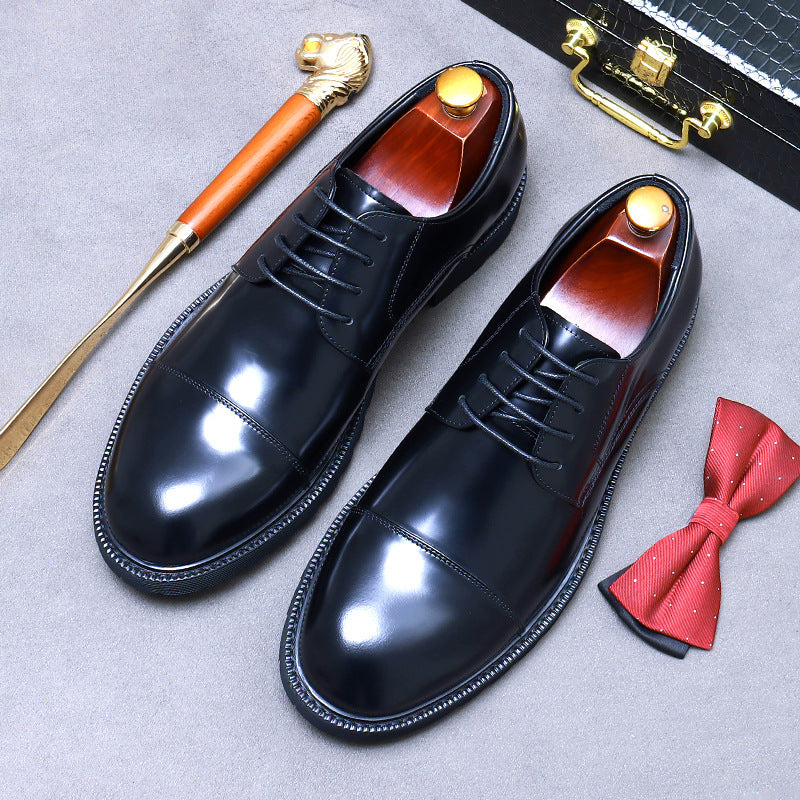 Men's Big Promotion First Layer Cowhide Genuine Leather Shoes