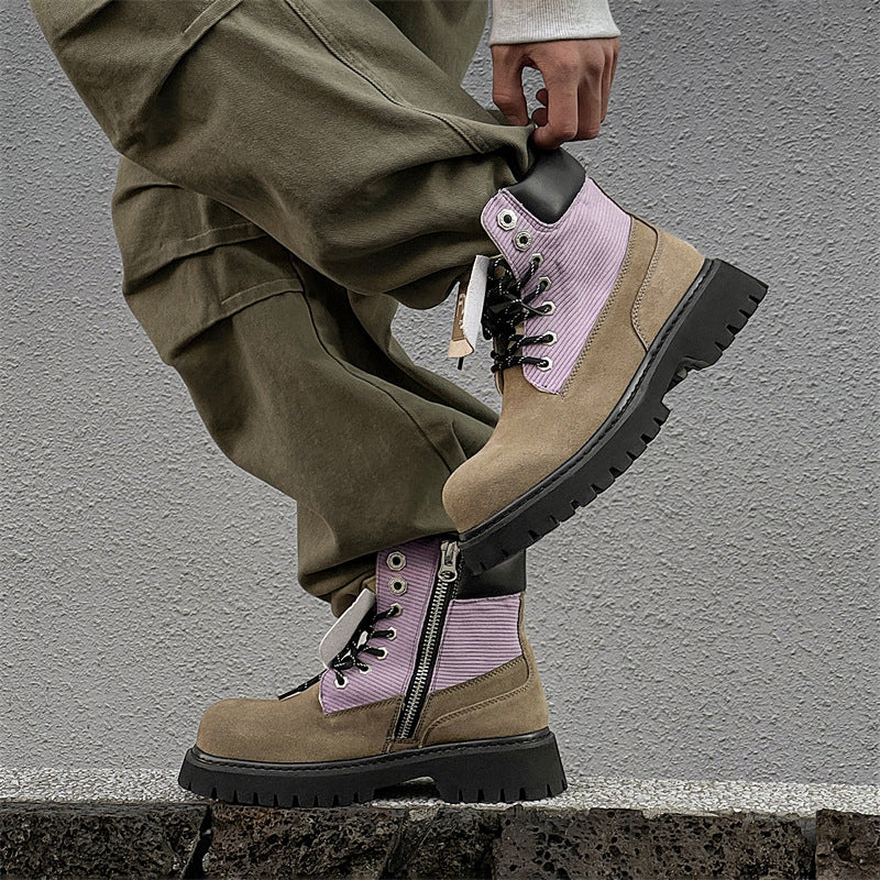 Women's & Men's Hiking Couple Martin Trendy Outdoor Desert Boots