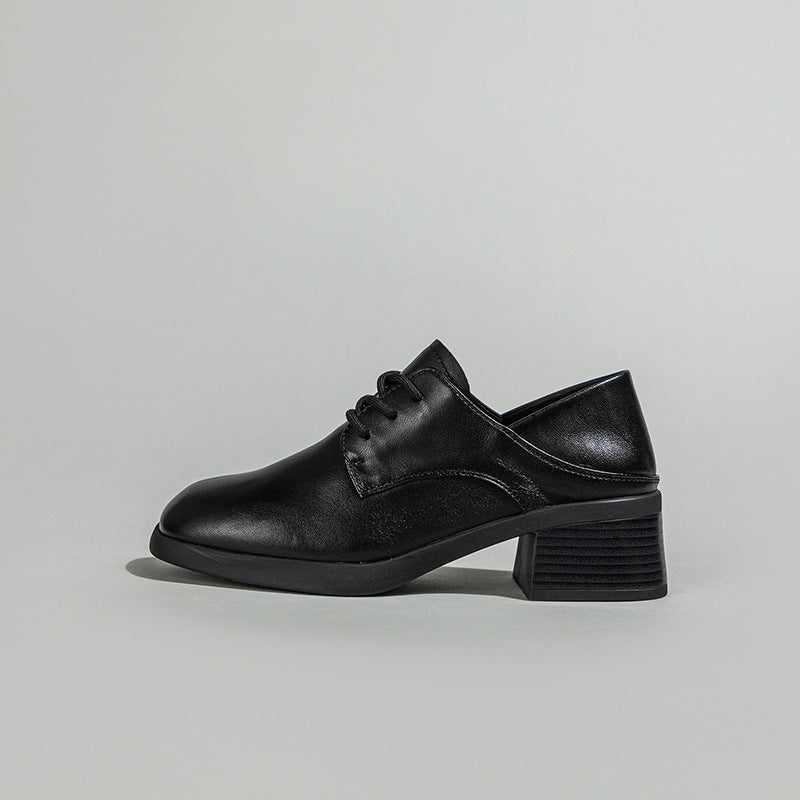 Spring British Style Chunky Deep Mouth Loafers