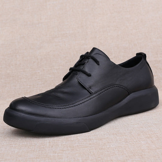 Men's Genuine Business Autumn Soft Bottom Versatile Leather Shoes