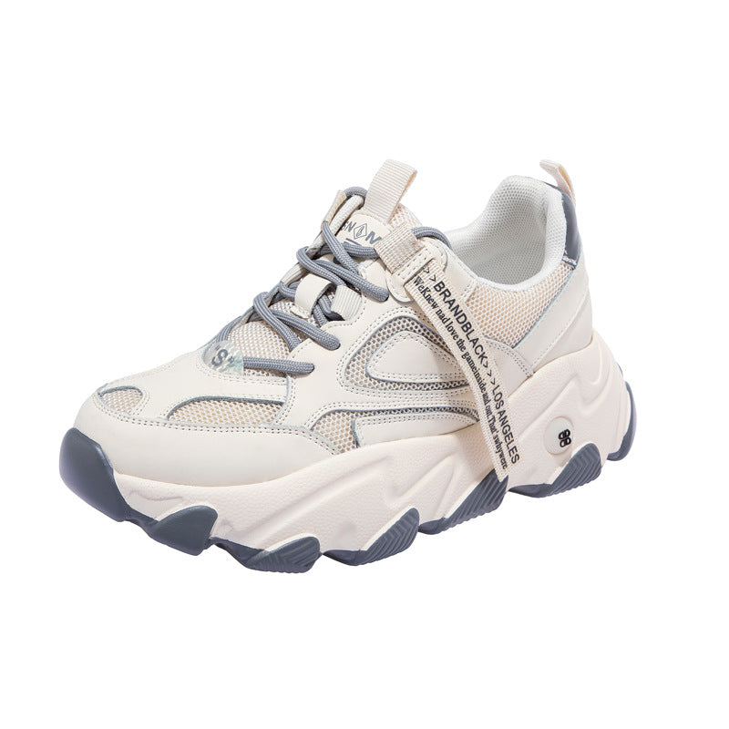Women's Korean Style Versatile Thick Bottom Breathable Sneakers