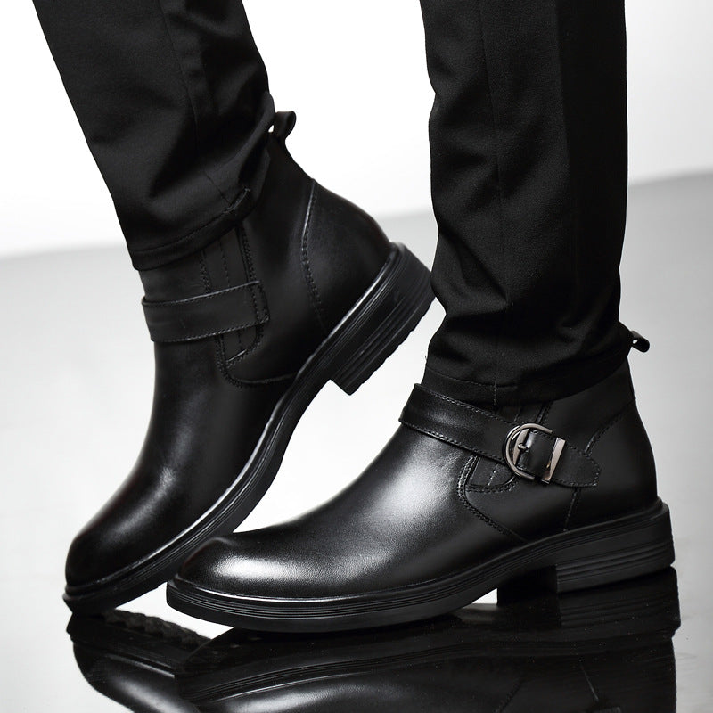 Men's Fashion With Veet Plus Size Ankle Boots