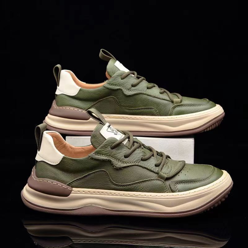 Men's Spring Extra Large White Versatile Breathable Men's Board Shoes
