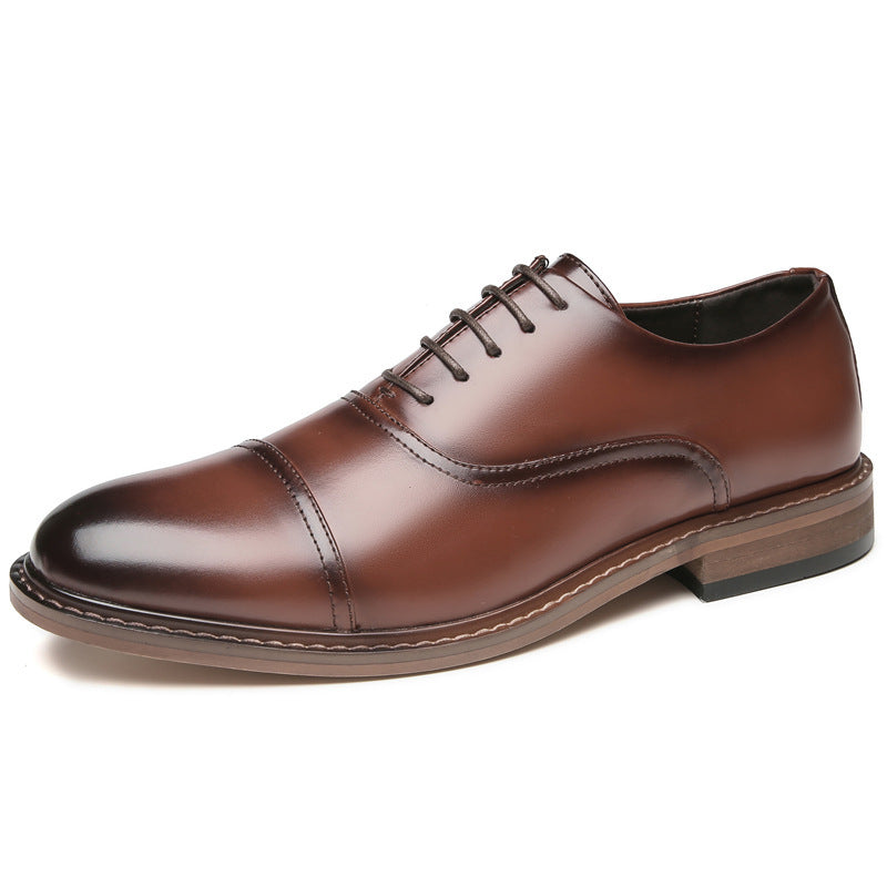 Men's Summer Formal Wear Three Joint Oxford Derby Korean Men's Shoes