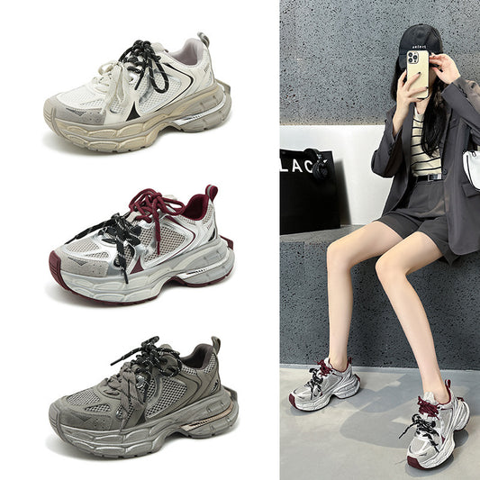 Women's Dad Autumn Korean Style Breathable Lightweight Sneakers