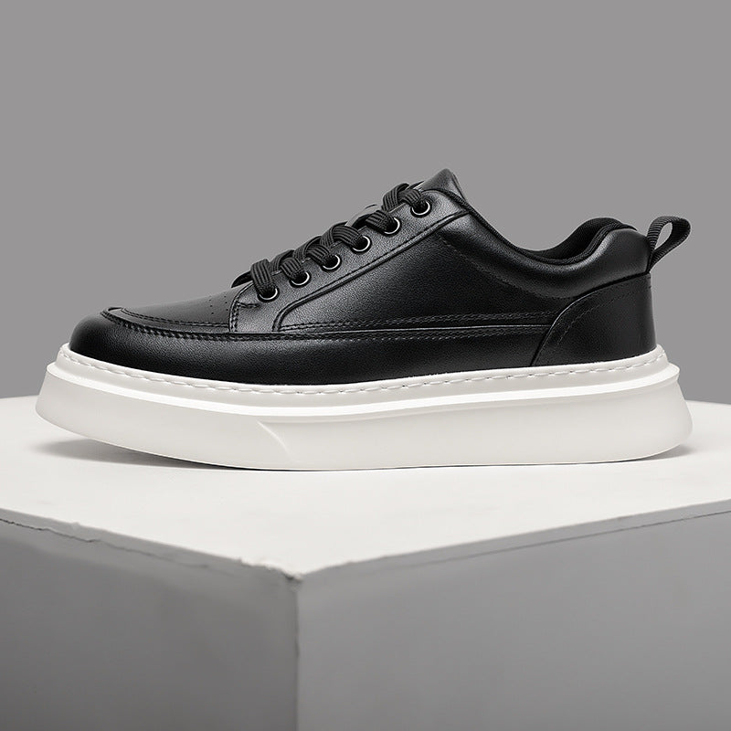Men's Spring White Sports Breathable Platform Tide Men's Board Shoes