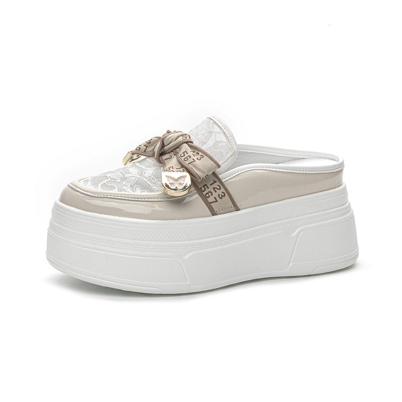 Women's Outdoor Stylish Height Increasing Half Pack Slippers