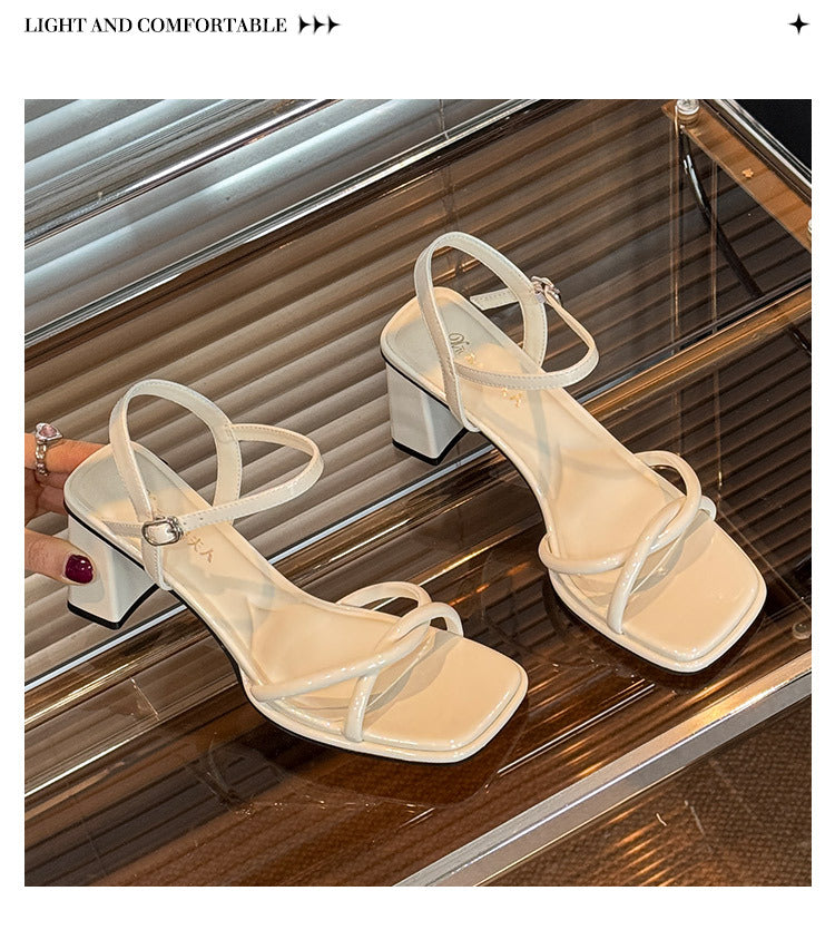 High Summer French Style Temperament With Heels