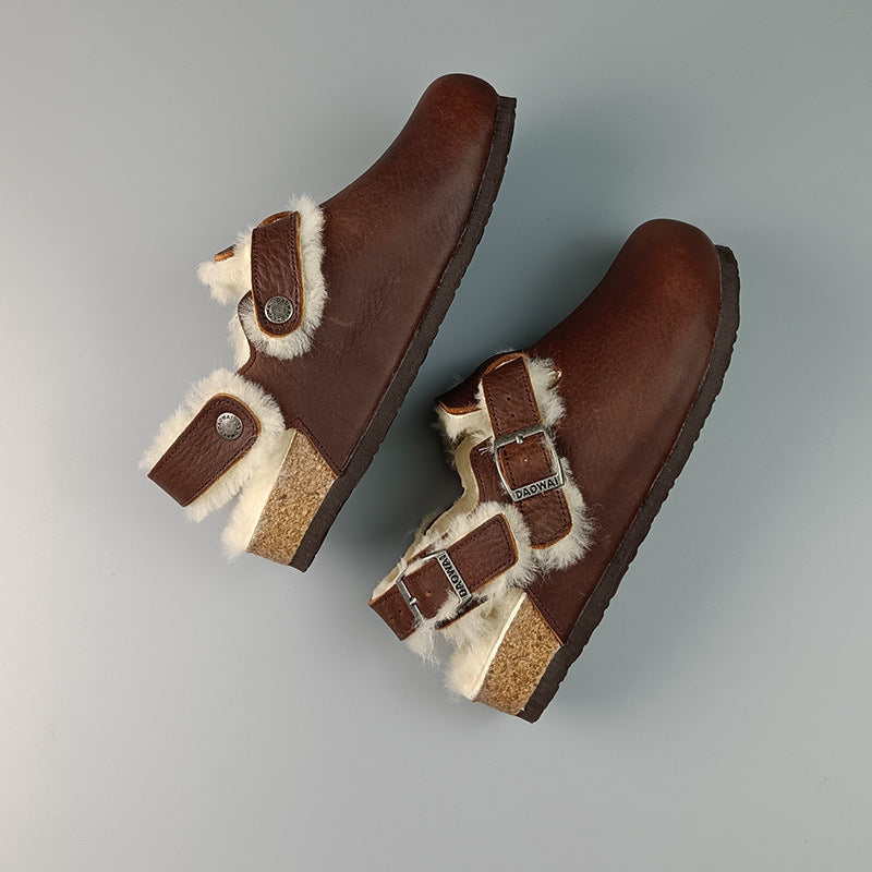 Women's The Island Box Plus Fluff Wool Cork Advanced Sandals