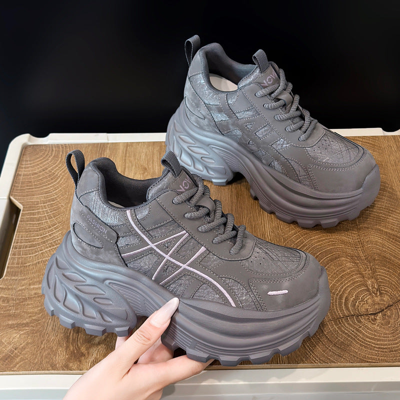 Women's Dad Platform Height Increasing Insole Women's Sports Shoes